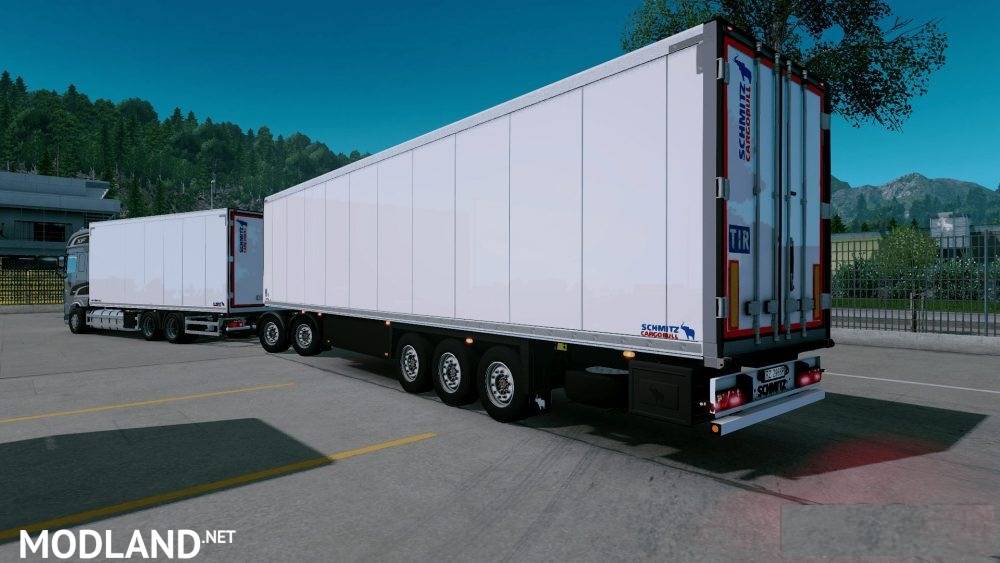 Schmitz SKO gigaliner BDF with dolly