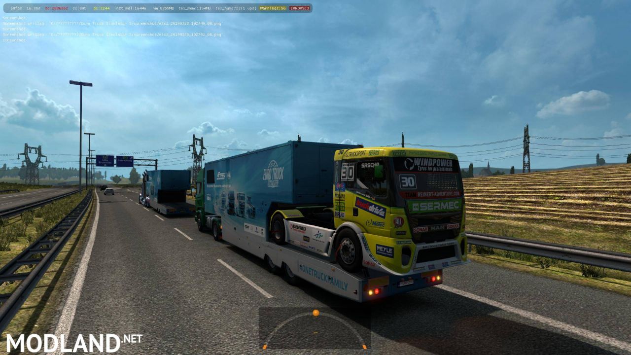 SCS ETRC trailers in AI traffic 1.34