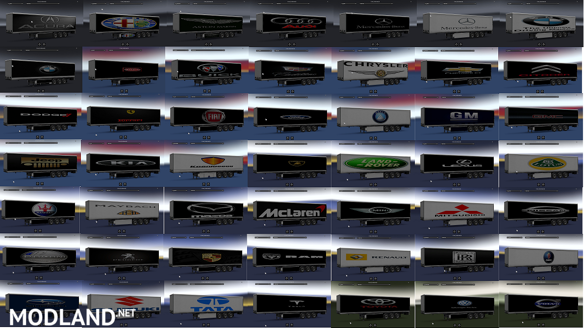 Agent X's CarLogo Trailer Pack