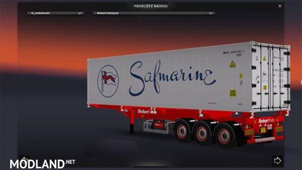 Stobart Container Trailer