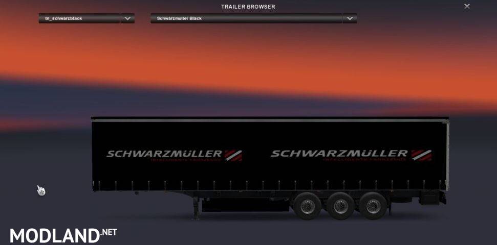 Schwarzmuller Black Trailer