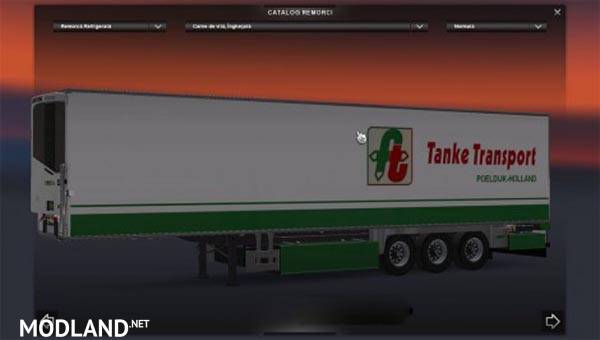 Tanke Transport Trailer