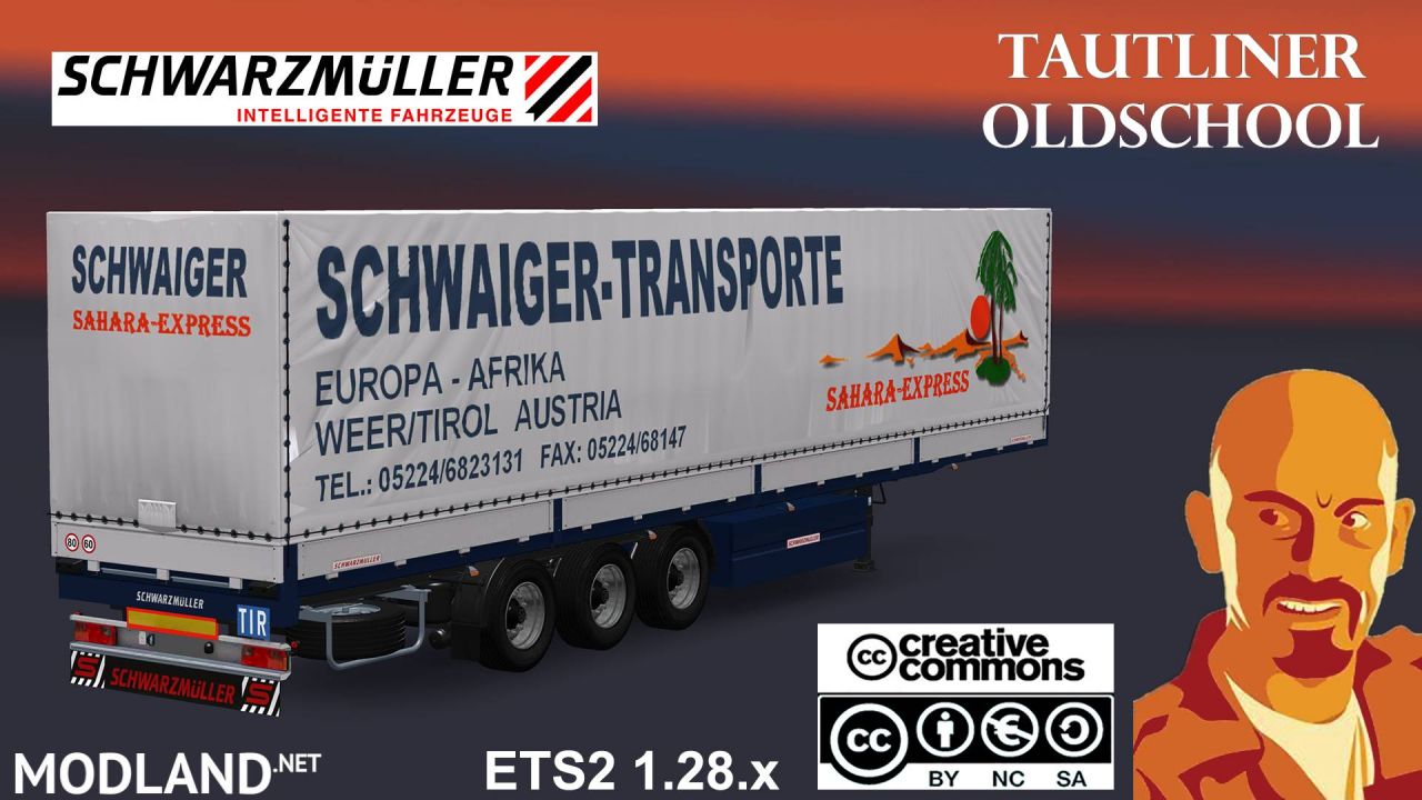 SCHWARZMÜLLER TAUTLINER OLDSCHOOOL TRAILER 1.28.x