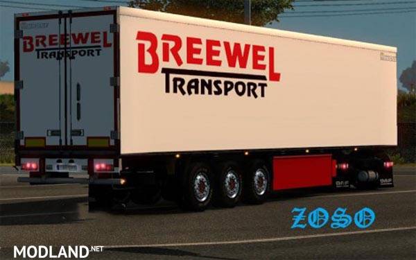 Trailer Breewel transport