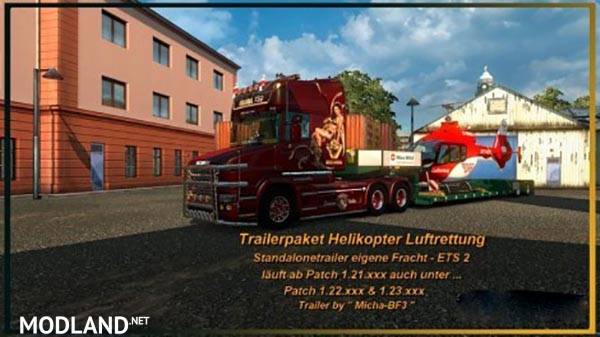 Trailer Helicopter Air Rescue