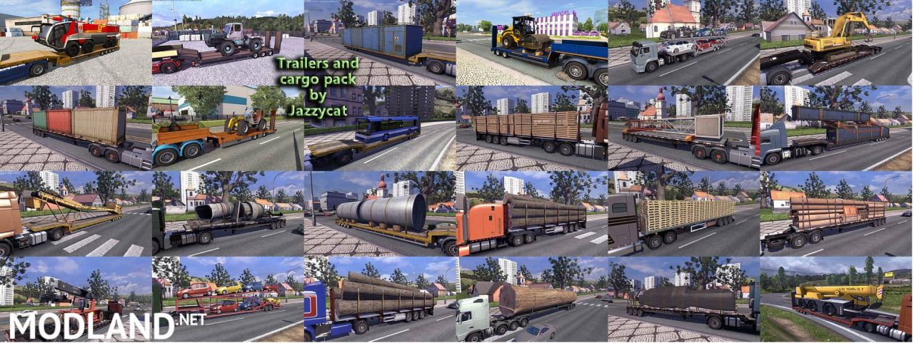 TRAILERS AND CARGO PACK BY JAZZYCAT