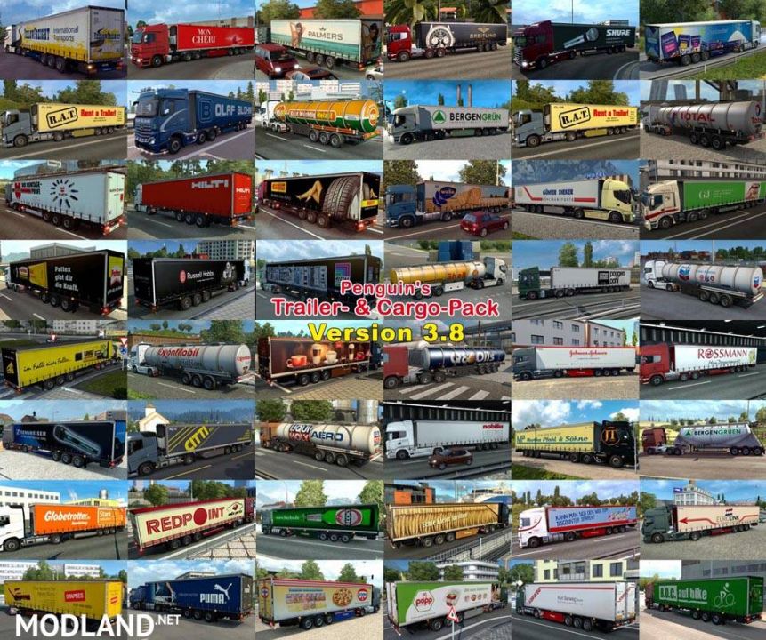 Penguins Trailer and CargoPack 3.8