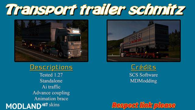 Transport trailer schmitz (1.27)