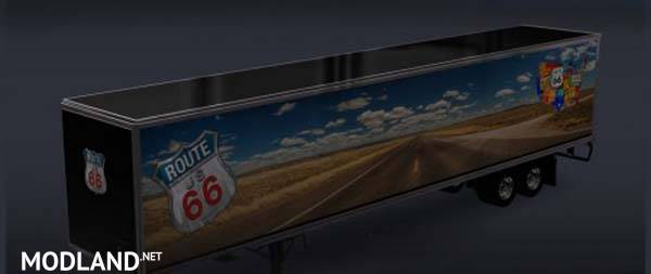 U.S.A Route 66 Trailer