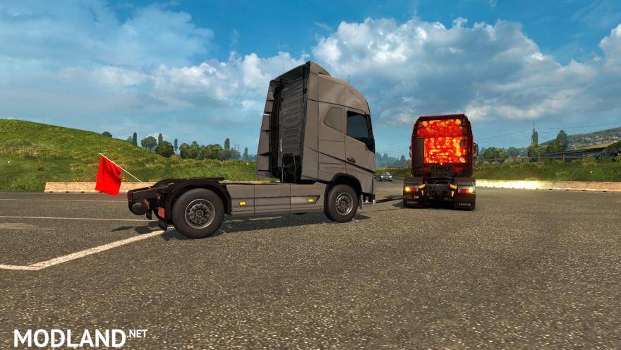 Damaged Volvo Truck