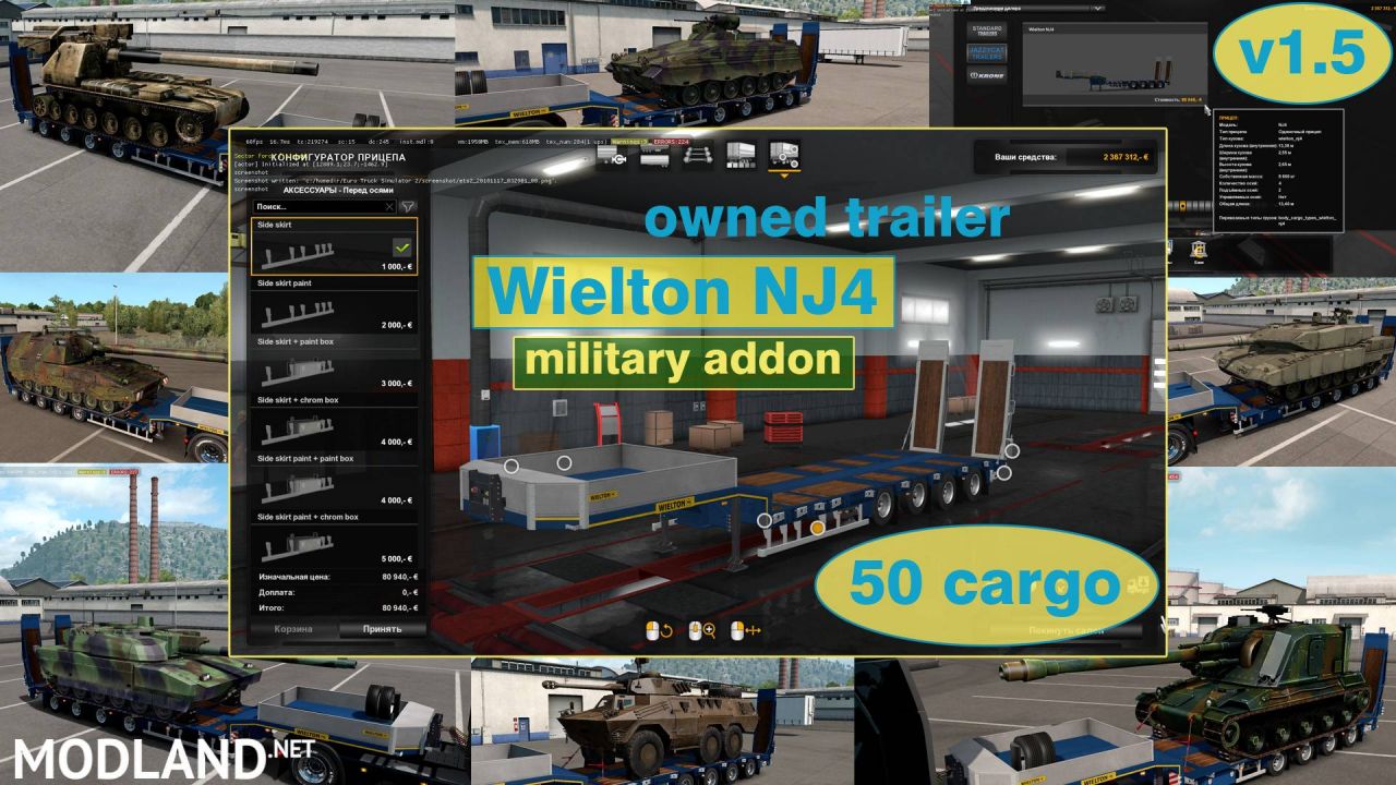 Military Addon for Ownable Trailer Wielton NJ4