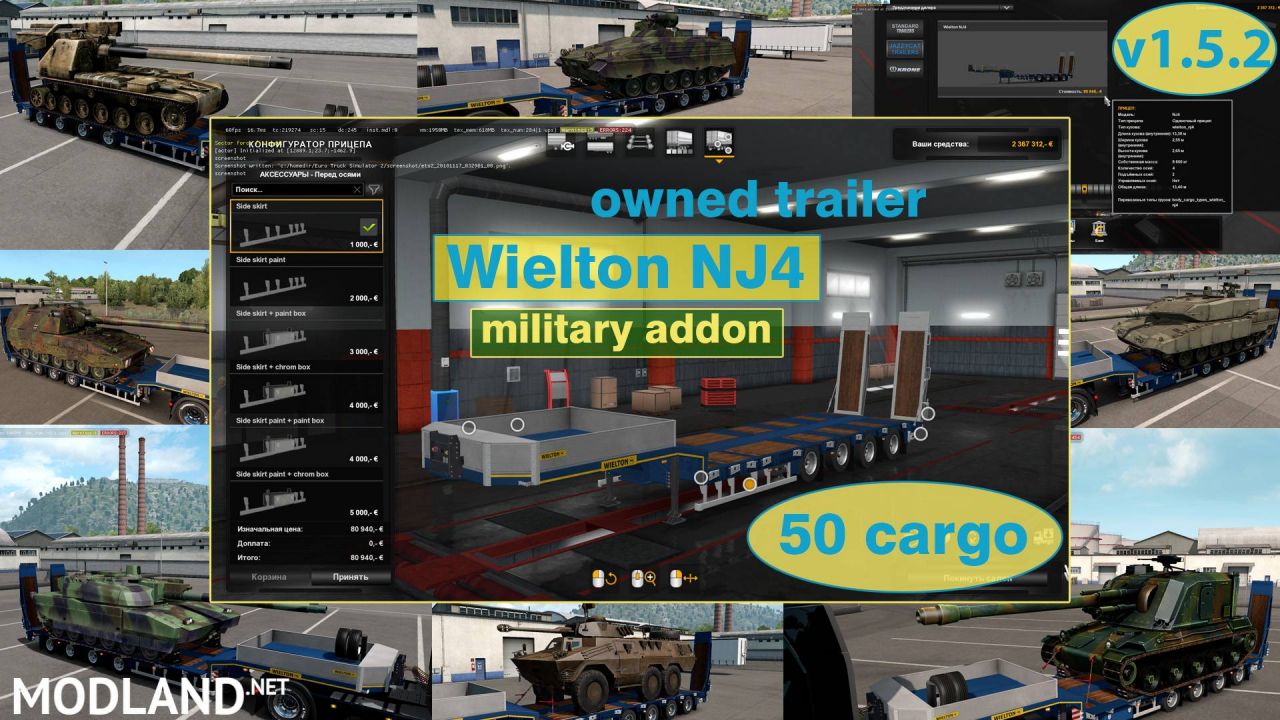 Military Addon for Ownable Trailer Wielton NJ4