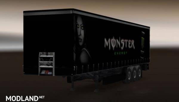 Monster Energy Truck and Trailer 