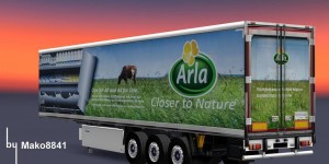 Fortov Nerve Mejeriprodukter Download Trailer Krone Cool Liner Arla Foods - ETS 2 - ModLand.net