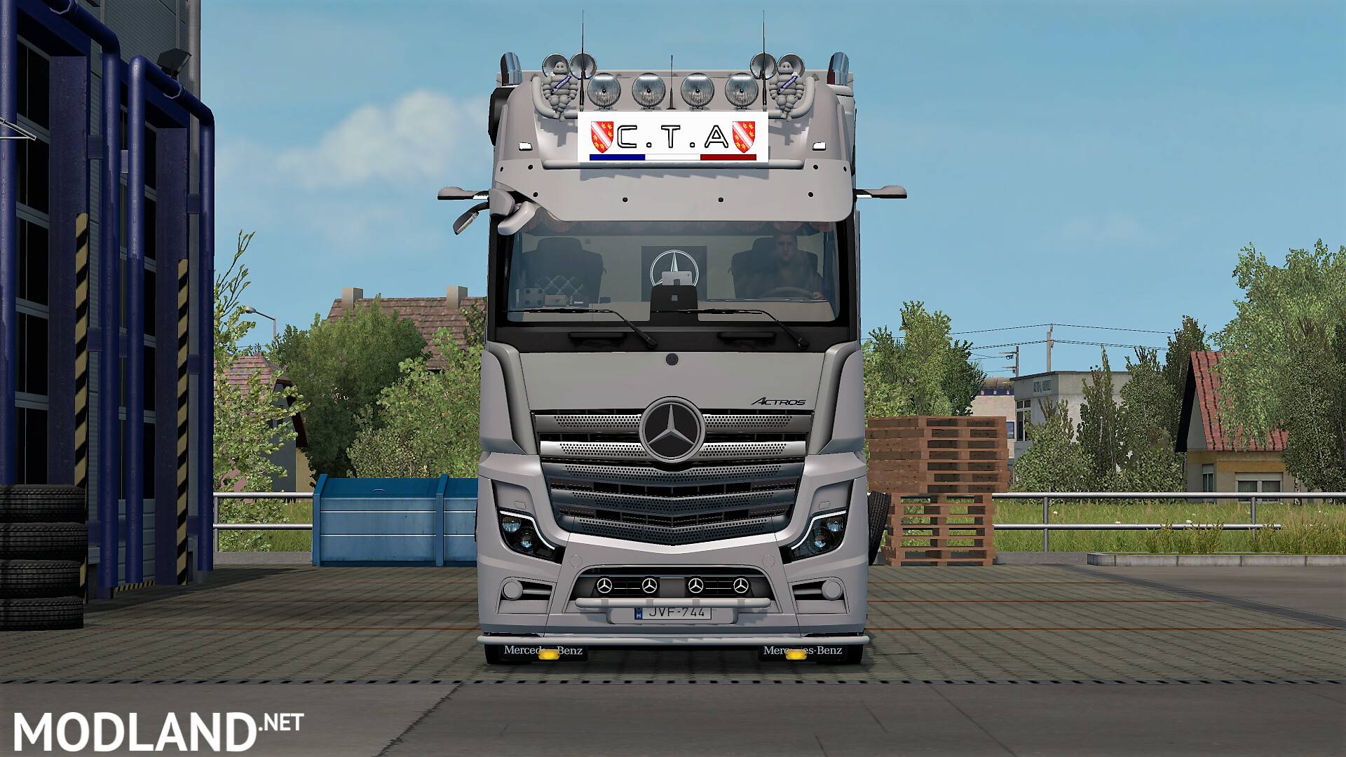 Mercedes Benz New Actros 2019 by Actros 5 Crew v1.1 [1.37, 1.38] - ETS 2