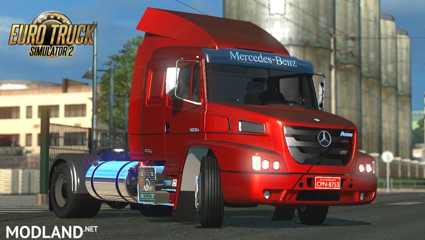 Грузовики етс 1.48. Mercedes-Benz Atron 1635. Тягач Mercedes етс 2. Euro Truck Simulator 2 Mercedes Benz. Мерседес Atron.