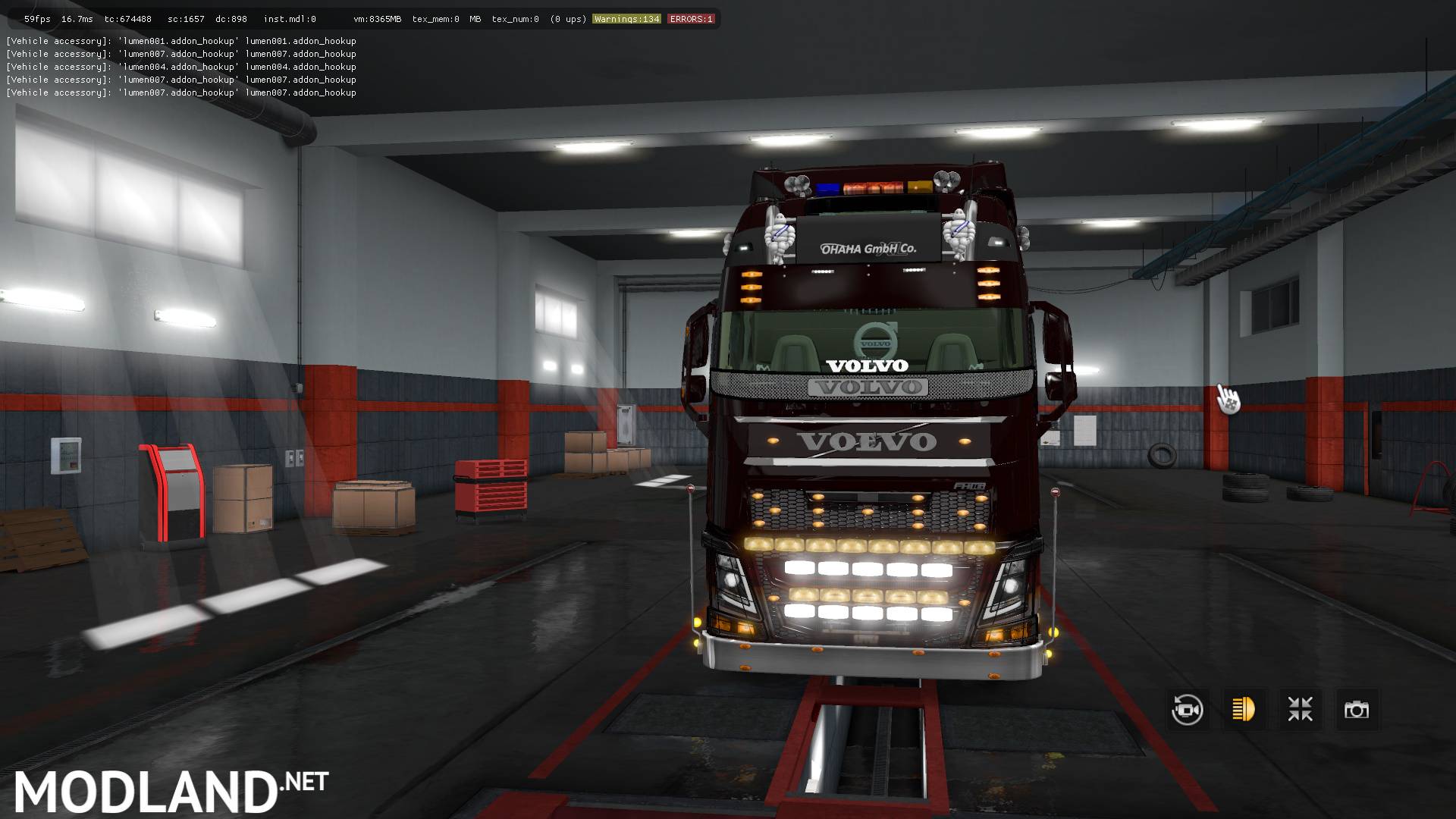 Volvo FH 2012 Tuning Pack v2.0 1.36.x - ETS 2