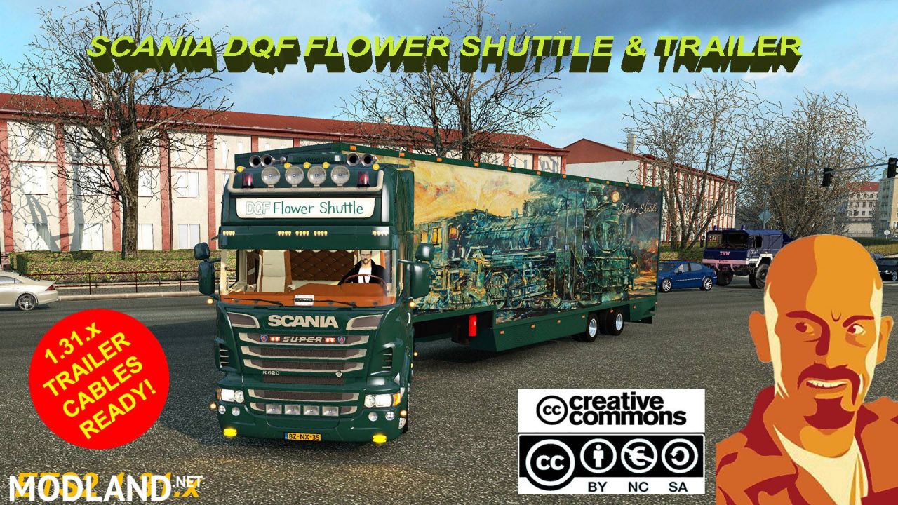 SCANIA DQF FLOWER SHUTTLE (RECOVERED) 1.31.x