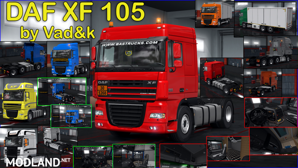 DAF XF 105 by vad&k v6.10 (1.36.Ñ…) 
