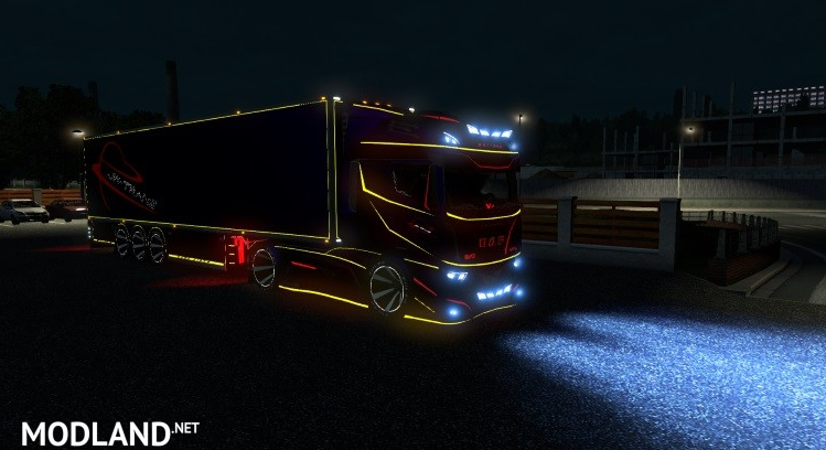 DAF Evo Wing + Trailer