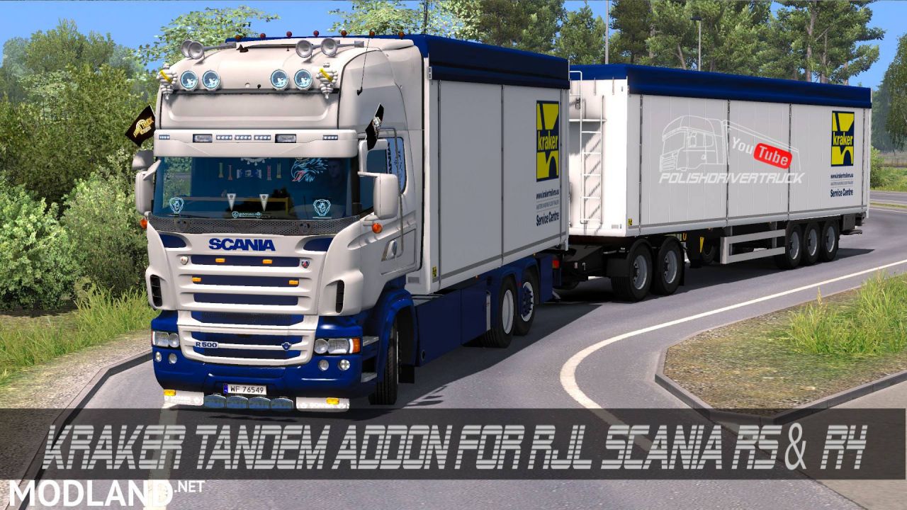 Kraker Tandem addon for RJL Scania rs&r4 by Kast