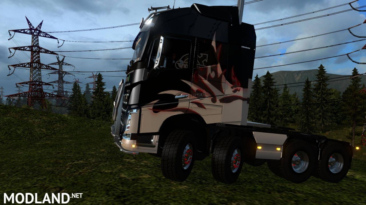 VOLVO FH16 2012 monstrik 8x8 for 1.25