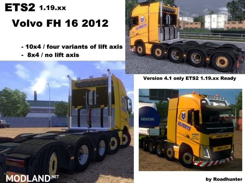 Volvo FH 2012 10×4 und 8×4 Ulferts