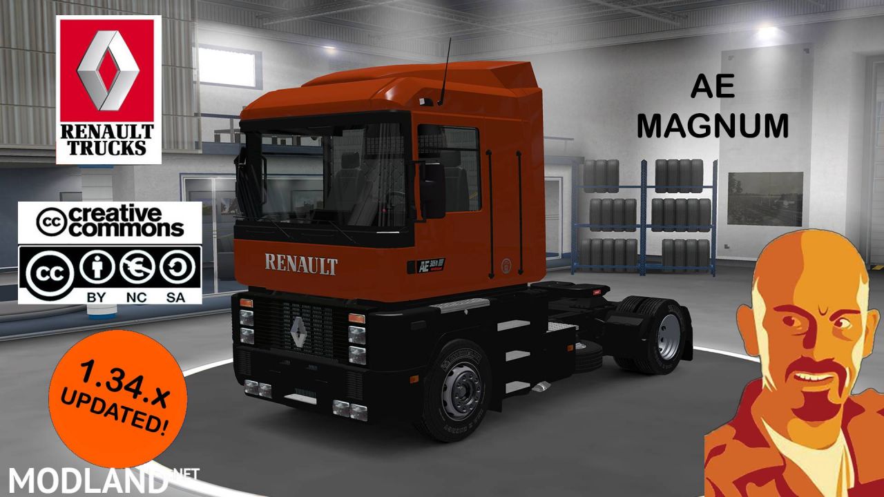 RENAULT AE MAGNUM ETS2 1.34.x