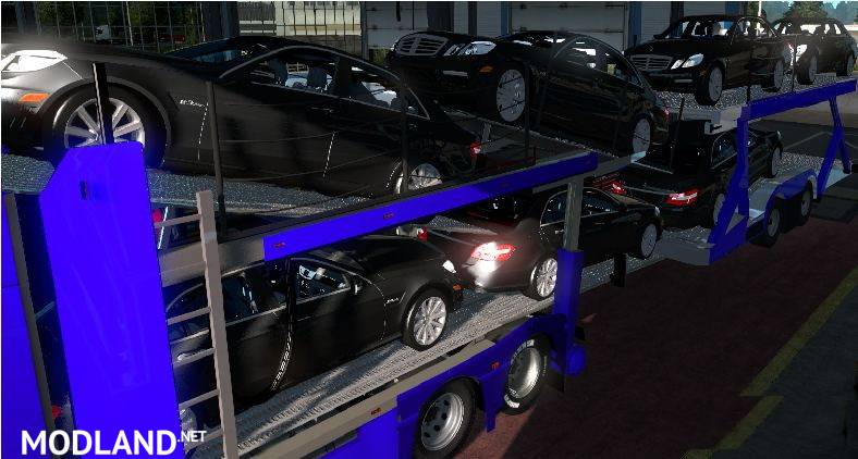 AUTOTRANSPORTER TRUCK AND TRAILER 1.36
