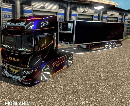 DAF Evo Wing + Trailer