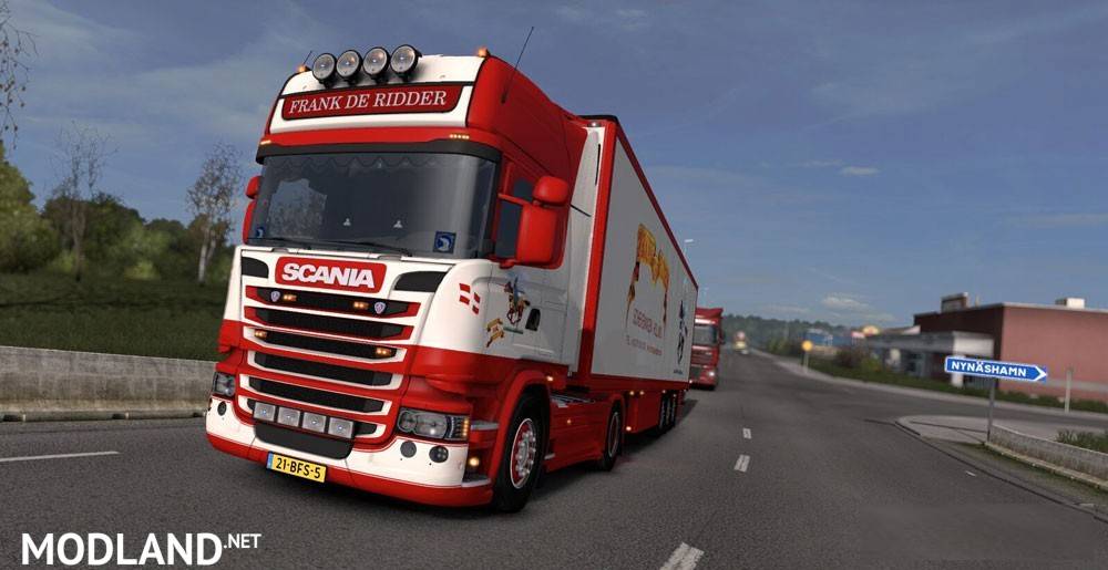 Scania Frank De Ridder with Schmitz Trailer