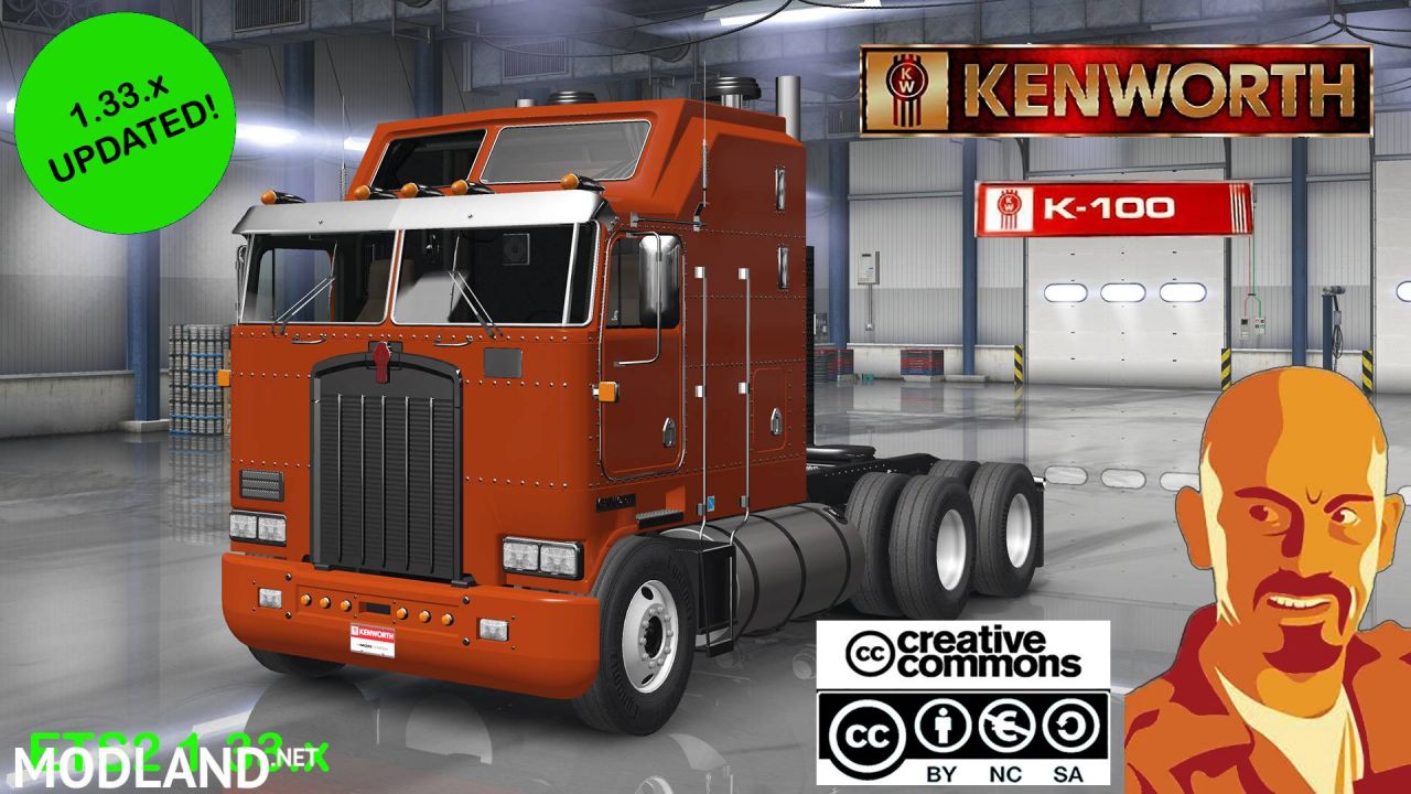 KENWORTH K100 ETS2 1.33.x