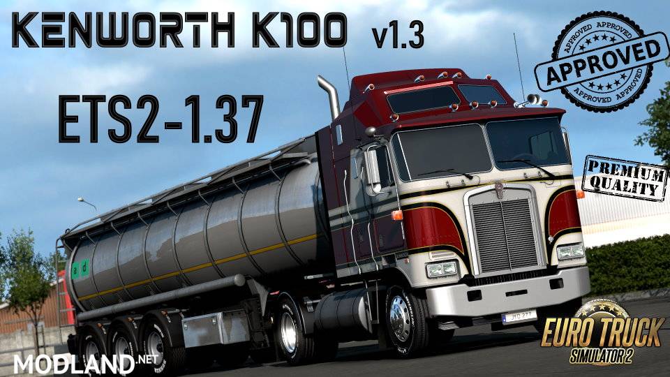 Kenworth k100 v1.3 for ETS2 1.37