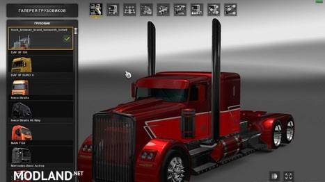 Truck Kenworth Hotw9 “Phantom” + PPC + New engines for ETS2 1.24.hh