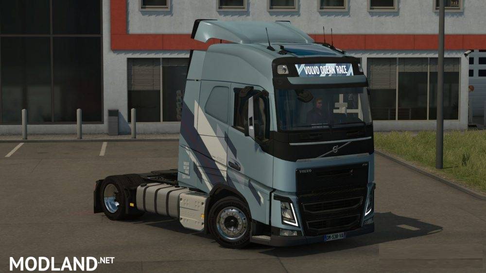 Low deck chassis addon for Eugene Volvo FH by Sogard3 v 1.0 for 1.31