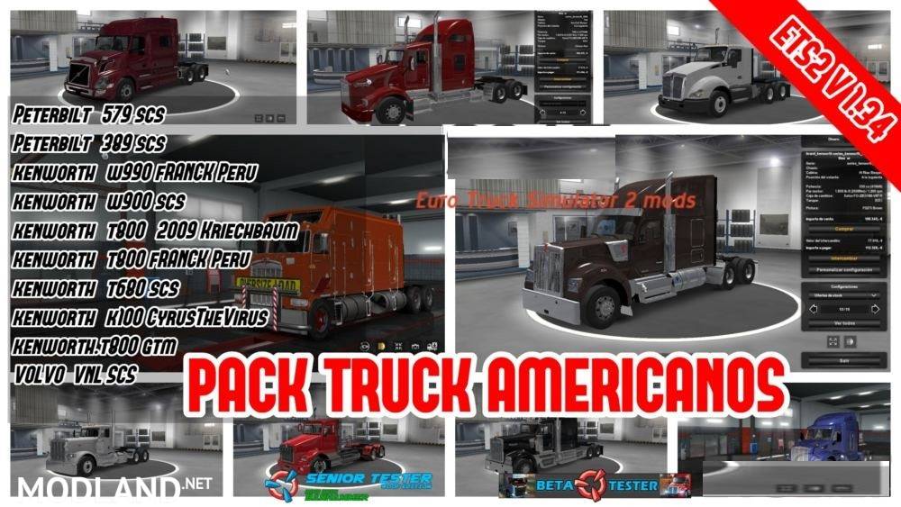 Pack Trucks American ETS2