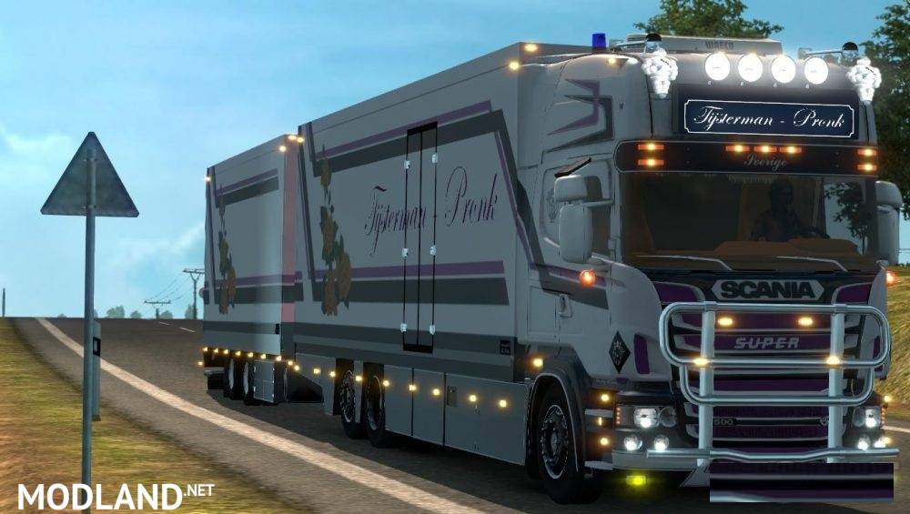 Scania R500 Tijsterman Truck + Trailer [1.27]