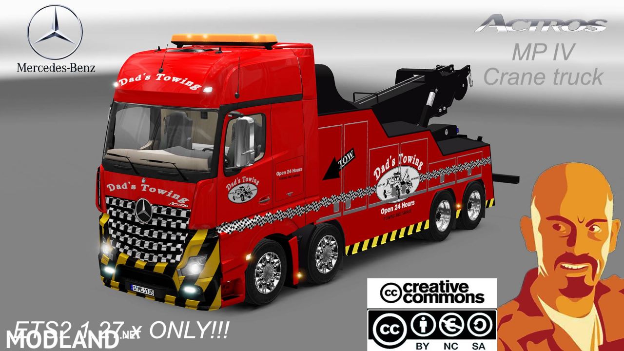 MERCEDES BENZ ACTROS MPIV CRANE TRUCK 1.27.x