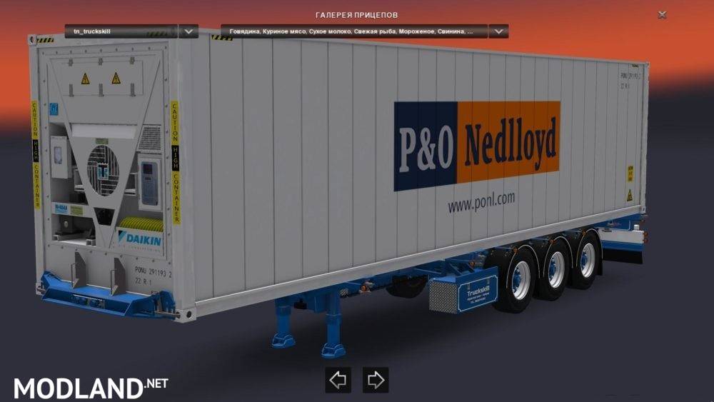 Ownable Truckskill Container Trailer