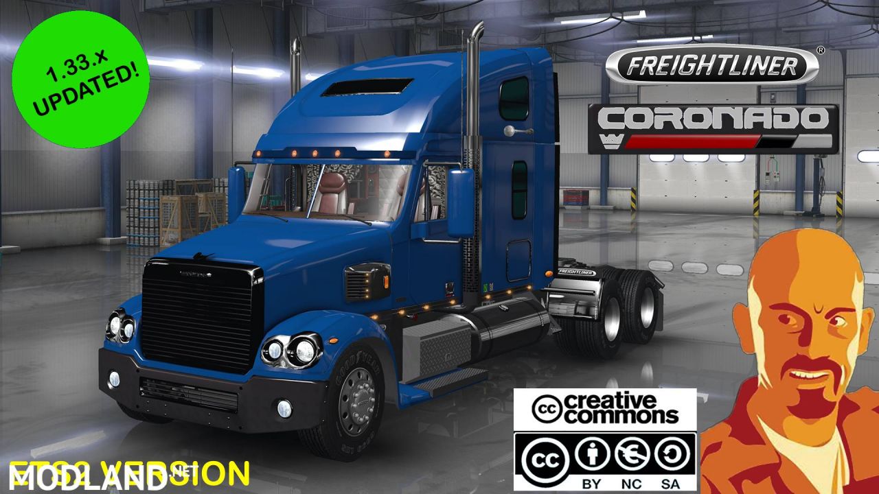 FREIGHTLINER CORONADO EDITED ETS2 1.33.x