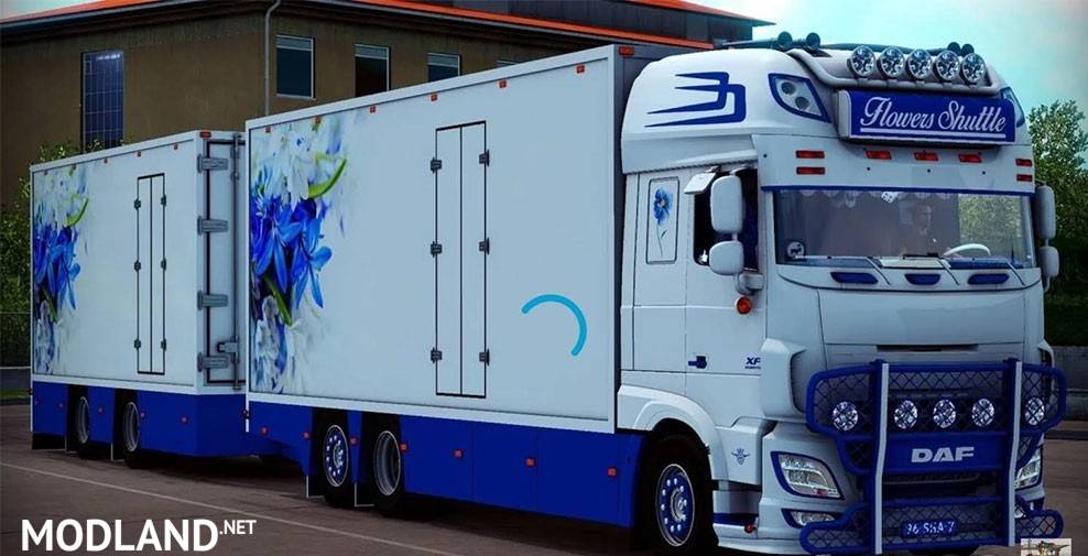 Daf XF116 Flower Shuttle