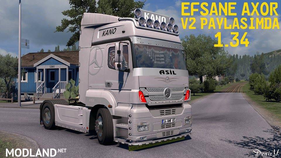 ETS 2 - Axor Tow Truck Mode - 1.34 / 16 ANF 85