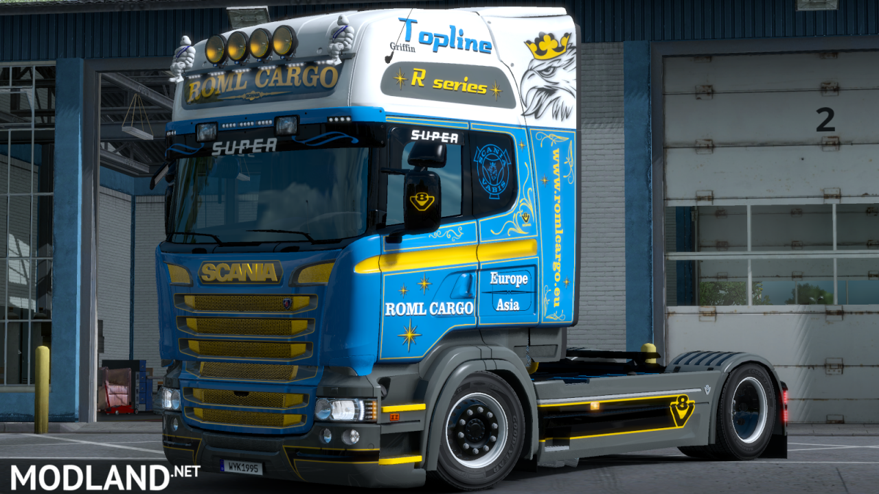 ROML Cargo RJL's Scania R Topline Skin