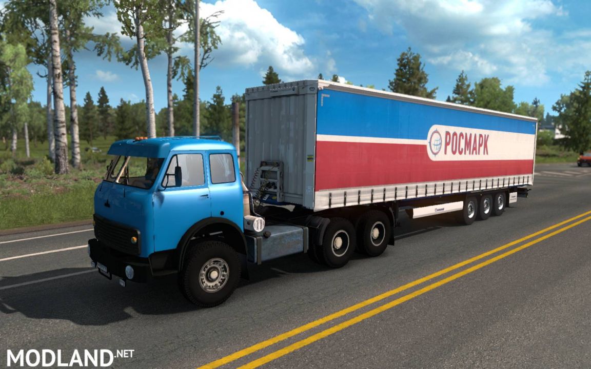 MAZ 504B-515B + Trailer for 1.35.x