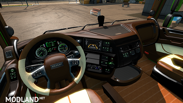 daf xf euro6 original dashbord and interior new 1.23