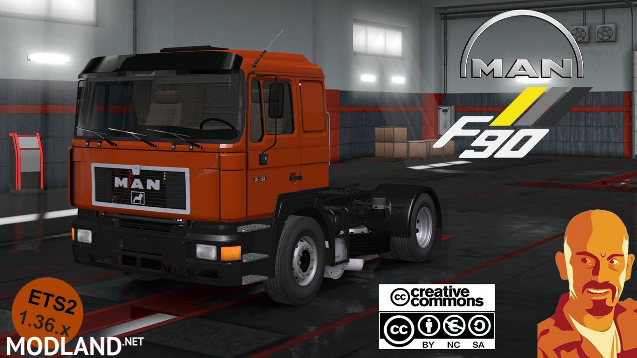 MAN F90 ReWorked ETS2 1.36.x DX11