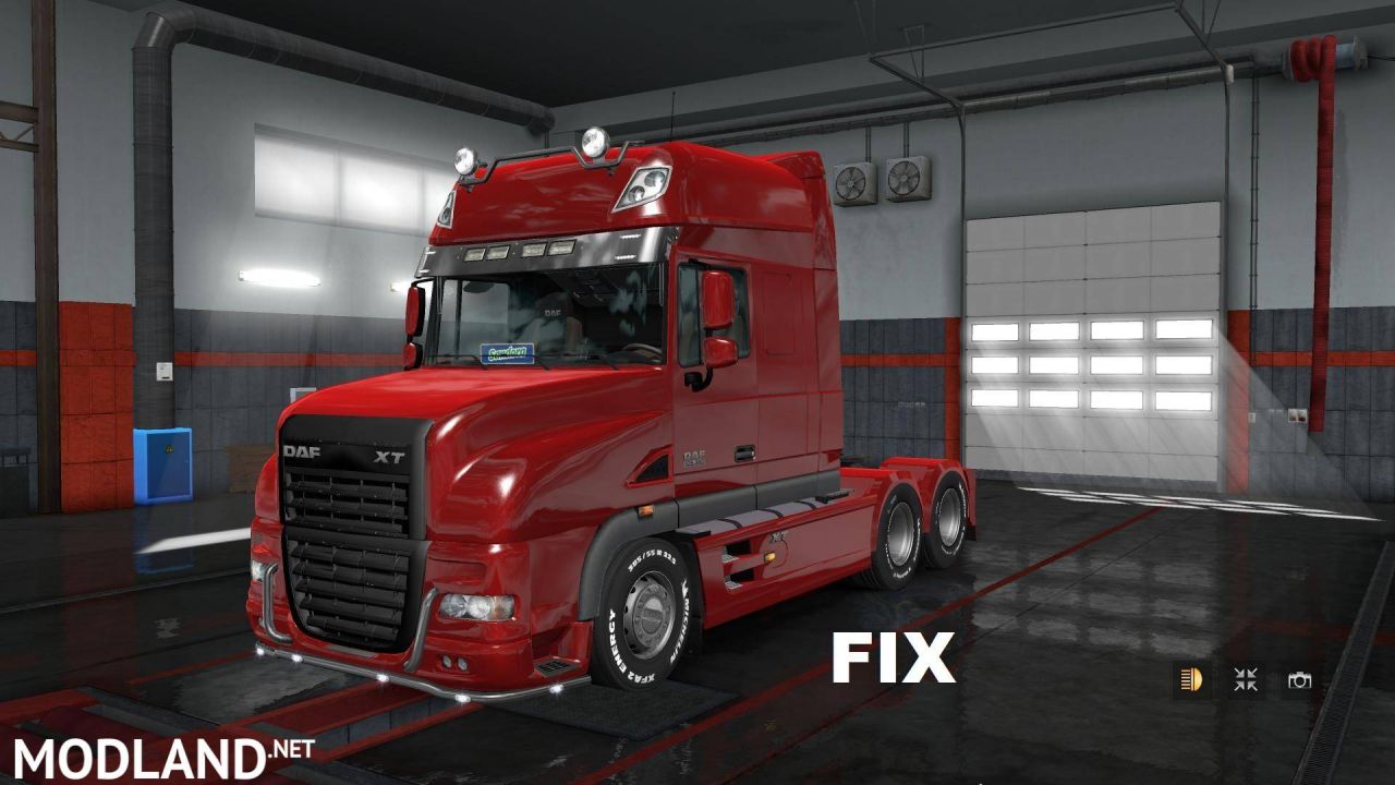 Fix for truck DAF XT Rework