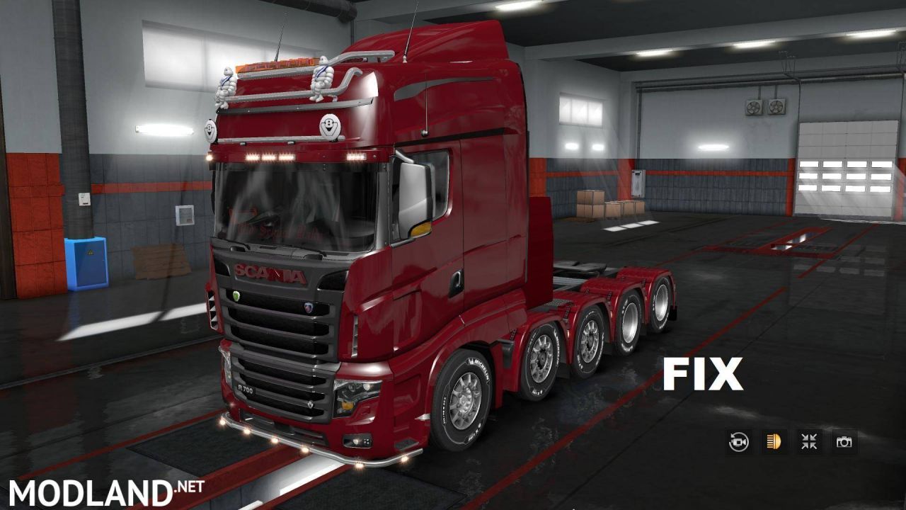 Fix for truck Scania R700 AU44 (1.31, 1.32)