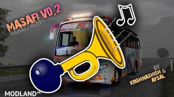 Kerala Bus Horn Mod for Masafi V0.2 (Ashok Leyland Viking V0.2) Euro Truck Simulator