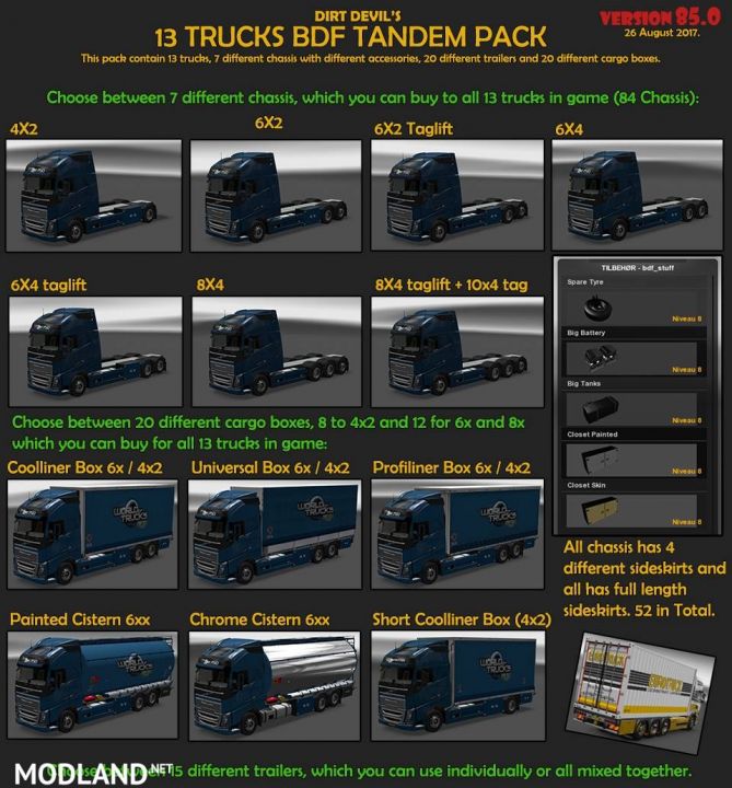BDF Tandem Truck Pack v85.2 (1.28)